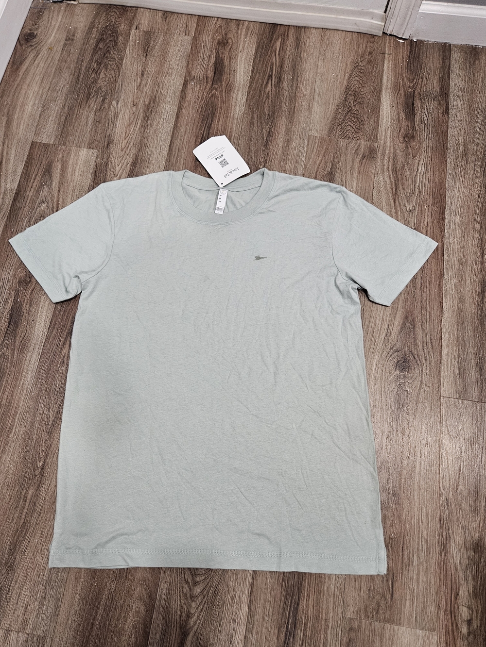 Men's Crew T‑Shirt in Pale Mint — Lightweight Short Sleeve